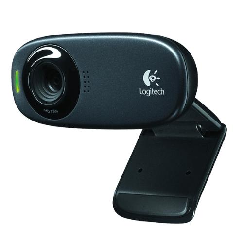 LOGITECH - WEBCAM NEGRO MODELO C310 HD, PANTALLA PANORÁMICA (Ref.960-001065)