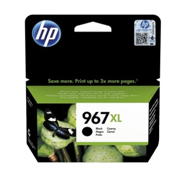 HP - TINTA NEGRO OFFICEJET PRO 9020, 9022, 9023, 9025, 9026, 9028 - Nº 967XL (Ref.3JA31AE)