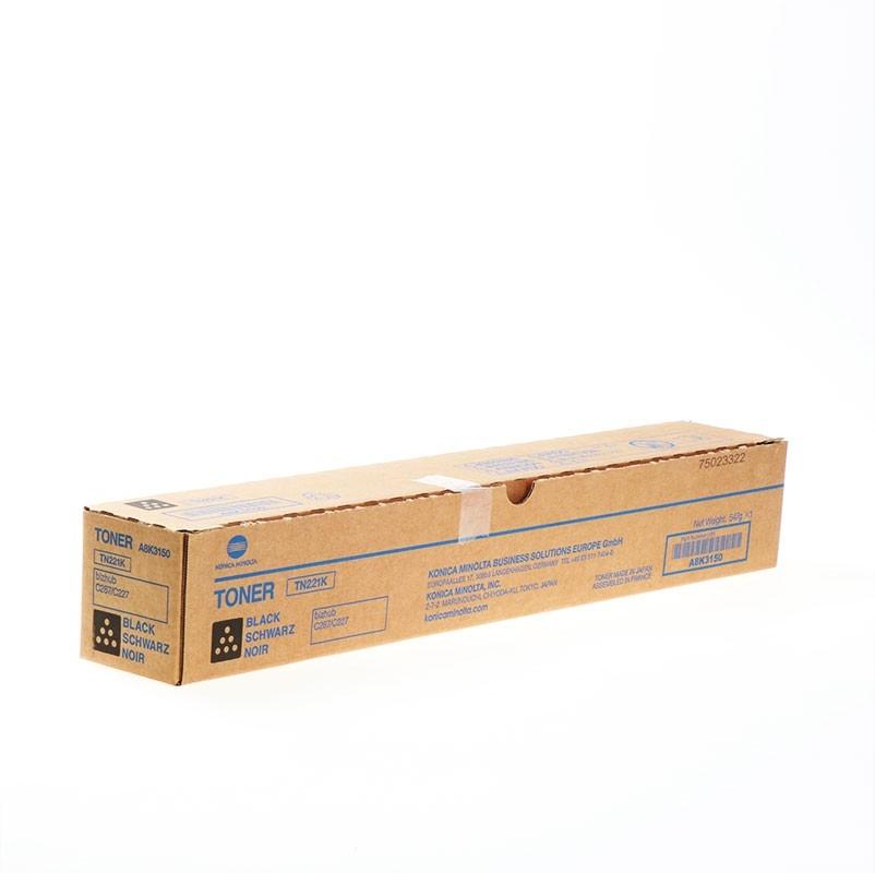 KONICA MINOLTA - KONICA-MINOLTA TONER NEGRO BIZHUB C 227 - TN221BK (Ref.A8K3150)