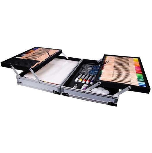 DALER ROWNEY - LAPICES MALETIN ARTE COMPLETO SET de 122 PIEZAS (Ref.D196500704)
