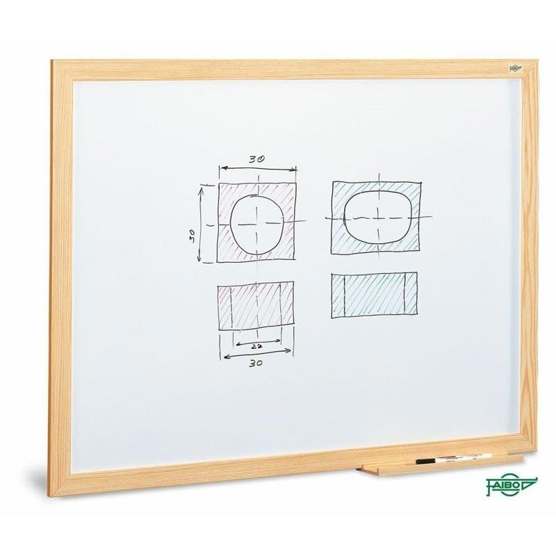FAIBO - PIZARRA BLANCA ESTRATIFICADA MARCO FIBRA 70x95 cm (Ref.400-4IND)