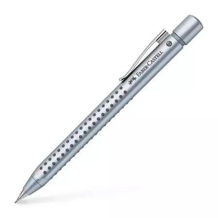 FABER CASTELL - PORTAMINAS FABER-CASTELL GRIP 2011 (0,7) PLATEADO (Ref.131211)