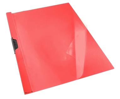 ESSELTE - DOSSIER CLIP PVC CLIP FILE A4 pinza METAL 30h ROJO VIVIDA (Ref.563730)