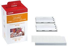 CANON - KIT DE CASETE CON CINTA DE IMPRESIÓN RP-108 + PAPEL PARA SELPHY CP1000, CP1200, CP910 (Ref.8568B001)