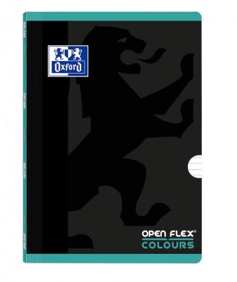 OXFORD - LIBRETA GRAPADA SCHOOL OPENFLEX COLOURS A4 48h CON BANDA HORIZONTAL ICE MINT (Ref.400109593)