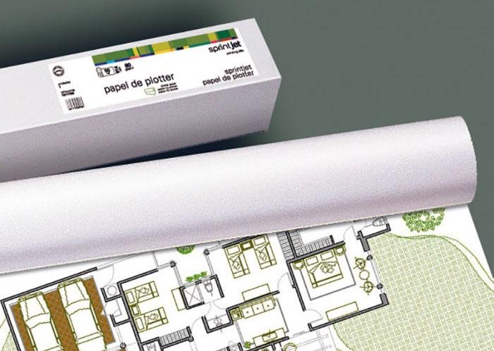 FABRISA - PAPEL PLOTTER PPC OPACO OLEFCAD 80g BOBINA 0,594x175 m (Ref.16089)