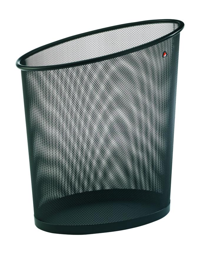 ARCHIVO 2000 - PAPELERA ALBA CAPACIDAD 18 L REJILLA MESH NEGRO (Ref.ALMESHCORB NE)