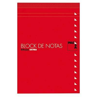 PACSA - BLOCK DE NOTAS CON TAPA Fº 80h CUADRIC.4x4 (Ref.18900)