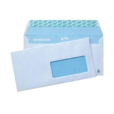 SAM - SOBRE AMERICANO 115x225 - BLANCO 90g OPEN - VENTANA DERECHA (SILICONA) CAJA de 500 (Ref.247726)