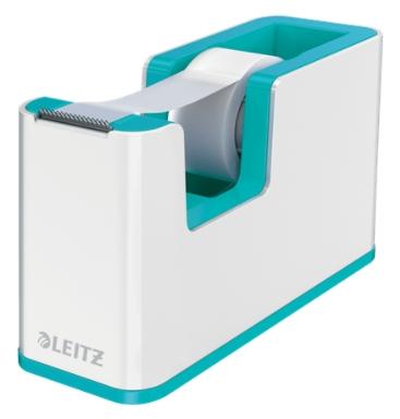 LEITZ - PORTARROLLOS WOW DUALC/CINTA TURQUESA y BLANCO (Ref.53641051)