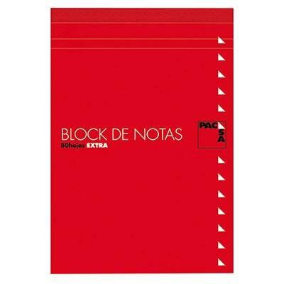 PACSA - BLOCK DE NOTAS CON TAPA 4º 80h LISO (Ref.18903)