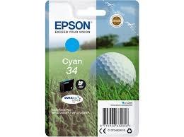 EPSON - INK-JET 34 WORKFORCE PRO WF-3720 / WF-3720DWF / WF-3725DWF CIAN 300 PAGINAS (Ref.C13T34624010)