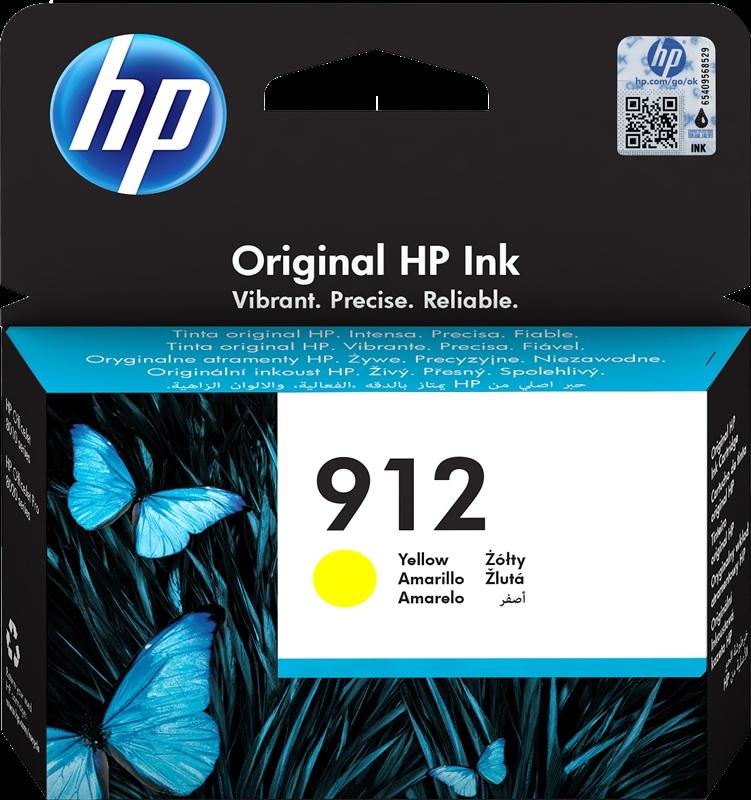 HP - INK-JET 912 OFFICEJET 8010 / 8020 / 8035 AMARILLO 315 PAG (Ref.3YL79AE)