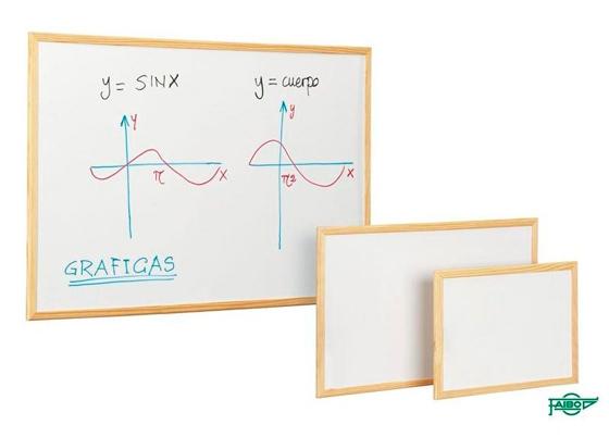 FAIBO - PIZARRA BLANCA ECONOMICA MARCO PINO 60x90 cm (Ref.502-3)