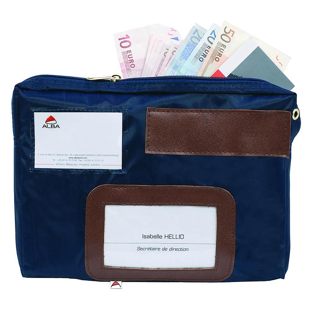 ARCHIVO 2000 - BOLSA VALIJA ALBA NYLON IMPERMEABLE 27x18x4 cm AZUL (Ref.ALPOCAIS AZ)