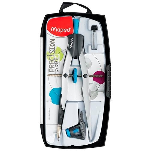 MAPED - COMPAS PRECISION SYSTEM FANCY SURTIDO (Pack de minas + Adaptador) (Ref.291013)