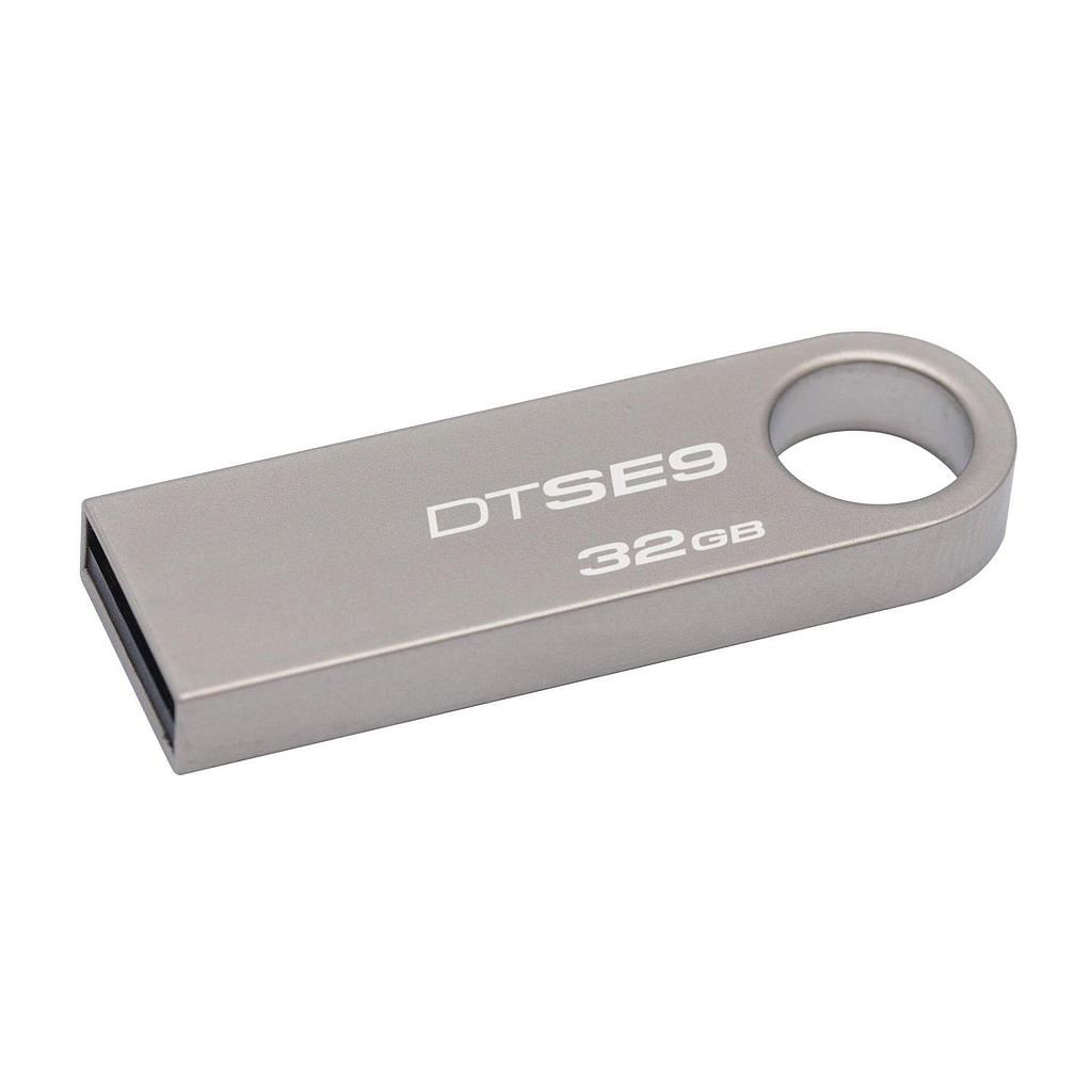 KINGSTON - USB 2.0 MEMORIA FLASH DATA TRAVELER SE9 32GB COLOR PL (Incluye Canon LPI de 0,24 €) (Ref.DTSE9H/32GB)