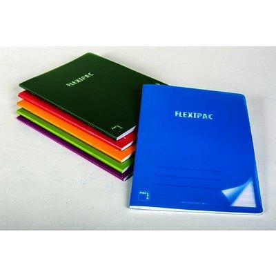 PACSA - LIBRETA FLEXIPAC tapa PP A5+ 48h LISO 90g C/MARGEN COL.SUR.(6) (Ref.20045)