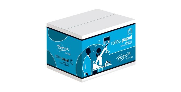 FABRISA - ROLLO ELECTRA - PAPEL OFFSET DE ALTA BLANCURA - 60GR./M2 - 74MMX65MM - MANDRIL 12MM - 10UD. - (Ref.16160)