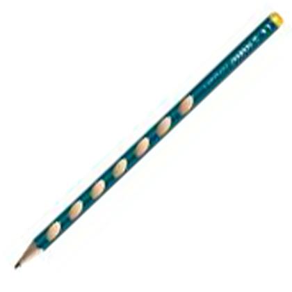 STABILO - LAPIZ de GRAFITO EASY GRAPH S para ZURDOS PETROLEO - HB (Ref.325/HB-6)