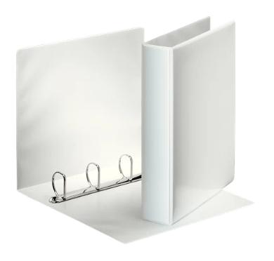 ESSELTE - CARPETA CANGURO PVC BASICA A4 4 an.MIXTAS 60mm BLANCO (Ref.49706)