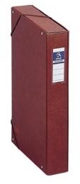 DOHE - CAJAS DE PROYECTOS CARTON COMPACTO CON GOMAS Y LOMO DE 5CM MARRON (Ref.9572)