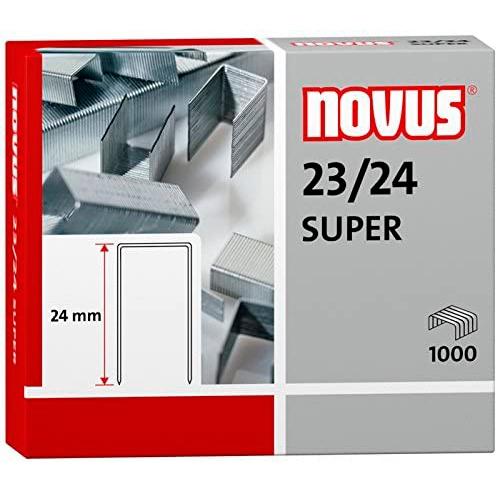 NOVUS - GRAPAS GRUESOS 23/24 GALVANIZADAS caja de 1000 (Ref.042-0644)