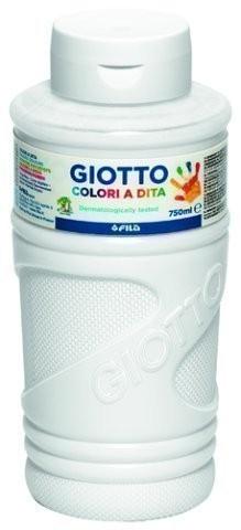 GIOTTO - PINTURA de DEDOS 750 ml (bote) BLANCO (Ref.F536001/F472901)