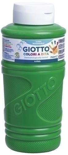 GIOTTO - PINTURA de DEDOS 750 ml (bote) VERDE (Ref.F536011/F472911)
