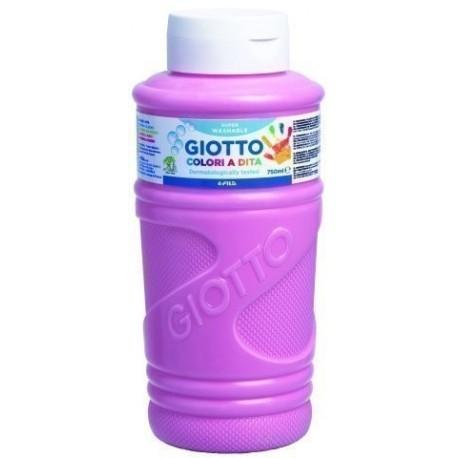 GIOTTO - PINTURA de DEDOS 750 ml (bote) ROSA (Ref.F536006/F472906)