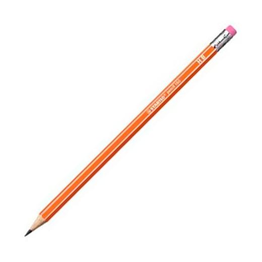 STABILO - LAPIZ de GRAFITO HEXAGONAL CON GOMA 2160 HB NARANJA (Ref.2160/03-HB)
