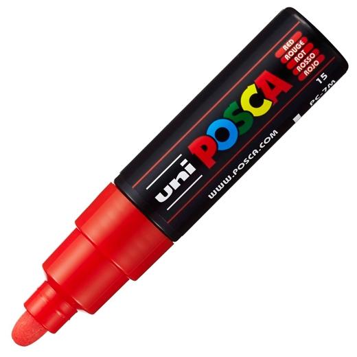 UNI-BALL - MARCADOR T.OPACA NO PERM. UNI POSCA 7,0 (PC-7M) ROJO (Ref.228353000)
