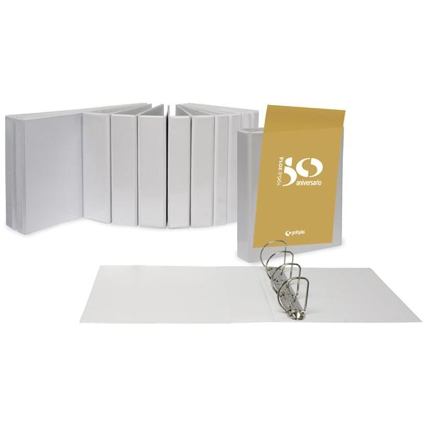 GRAFOPLÁS - CARPETA CANGURO GRAFOPLAS PVC A4 4 an.MIXTAS 40mm BLANCO (Ref.2725570)