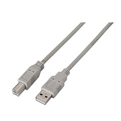 AISENS - CABLE BEIGE USB 2.0 IMPRESORA DE 3 M (Ref.A101-0003)
