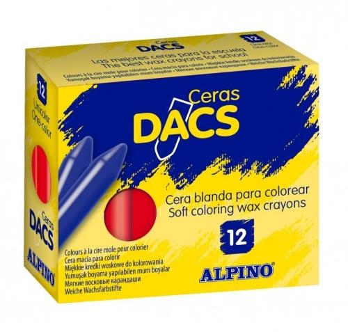 DACS - LAPICES CERA CAJA DE 12 BLANCO (Ref.DA060001)