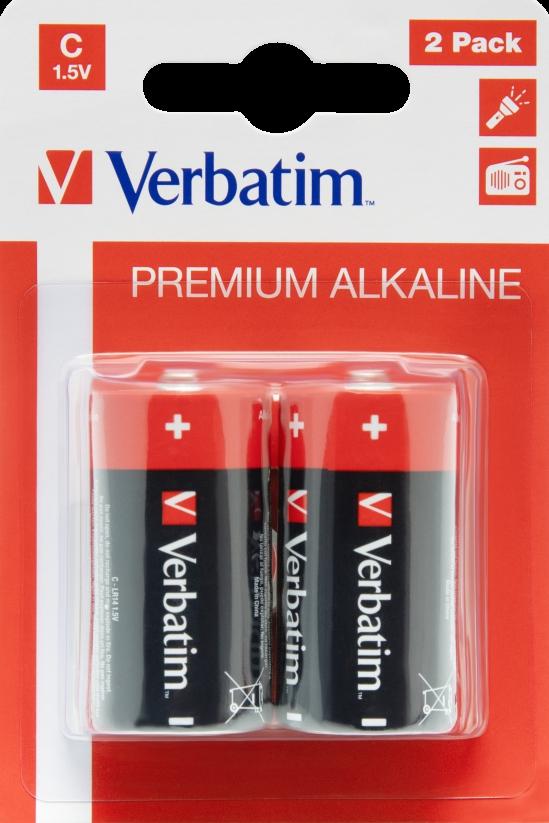 VERBATIM - PILAS ALCALINAS C - LR14 - PACK 2 UDS (Ref.49922)