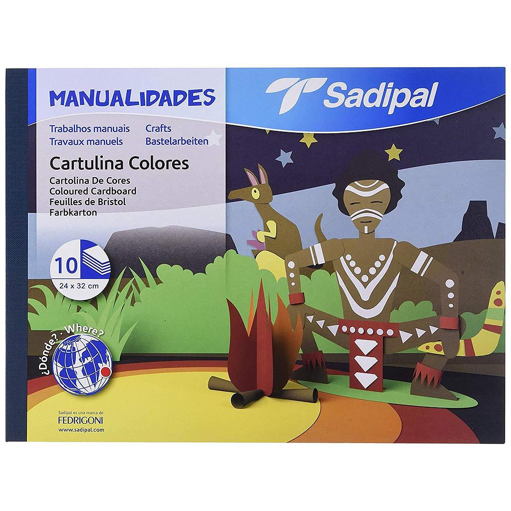 SADIPAL - BLOCK MANUALIDADES 10 hojas CARTULINA SURTIDO (Ref.5980)
