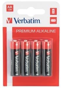 VERBATIM - PILAS ALCALINAS AA - LR6 - PACK 4 UDS (Ref.49921)