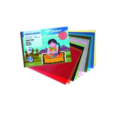 SADIPAL - BLOCK MANUALIDADES 10 hojas PAPEL SEDA (Ref.5979)