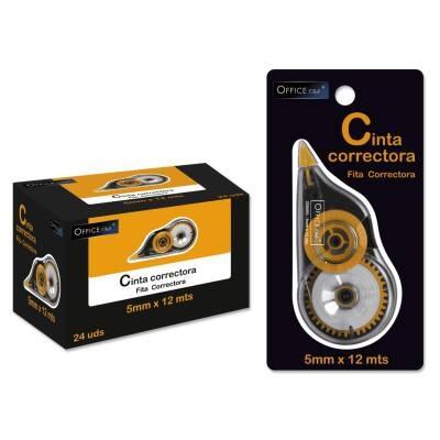 OFFICE CLUB - CINTA CORRECTORA 5MMX12M BLISTER (Ref.320083)