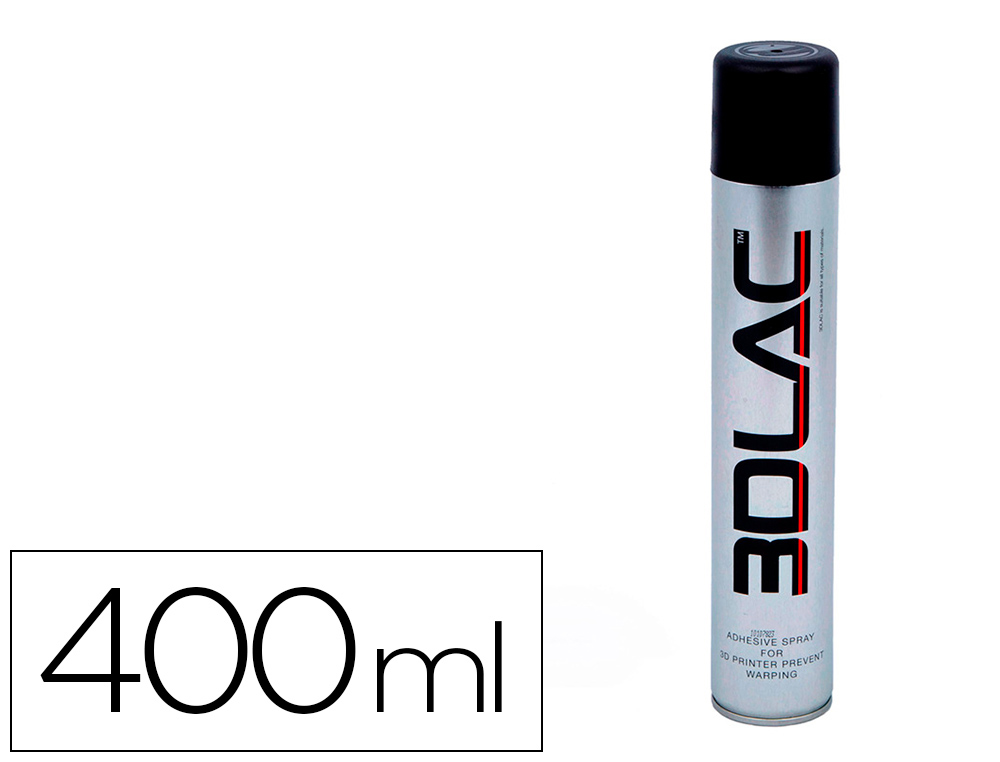 COLIDO - LACA ADHESIVA 3D PARA IMPRESION 3D SPRAY BOTE DE 400ML (Ref.TUM-LACA3D)