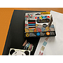 CARIOCA - Rotulador metallic punta maxi 6 mm caja de 6 colores surtidos (Ref. 43161)