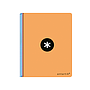 ANTARTIK - Cuaderno espiral liderpapel A4 micro tapa forrada 120 h 100g cuadro 5 mm color naranja promo caran d ache (Ref. BA65)
