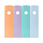 EXACOMPTA - Revistero aquarel mag-cube set de 4 unidades colores pastel 266x328x305 mm (Ref. 18296SETD)
