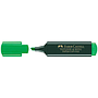 FABER CASTELL - Rotulador fluorescente textliner 48-63 verde blister de 1 unidad (Ref. 145199)
