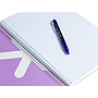 ANTARTIK - Cuaderno espiral liderpapel a5 tapa dura 80h 100 gr cuadro 5mm color lavanda (Ref. KB06)