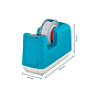 LEITZ - Portarrollo sobremesa cosy plastico para cintas 33 mt color azul (Ref. 53670061)