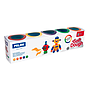 MILAN - Pasta para modelar soft dough glitter caja de 5 botes colores surtidos 142 g (Ref. 913505G)