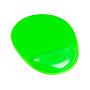 Q-CONNECT - Alfombrilla para raton reposamuñecas de gel pvc color verde 210x245x20 mm (Ref. KF17228)