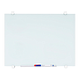 Q-CONNECT - Pizarra blanca cristal magnetica marco aluminio 90x60 cm (Ref. KF11313)